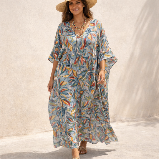 Rayon Maya Kaftan One Size AU 8-14