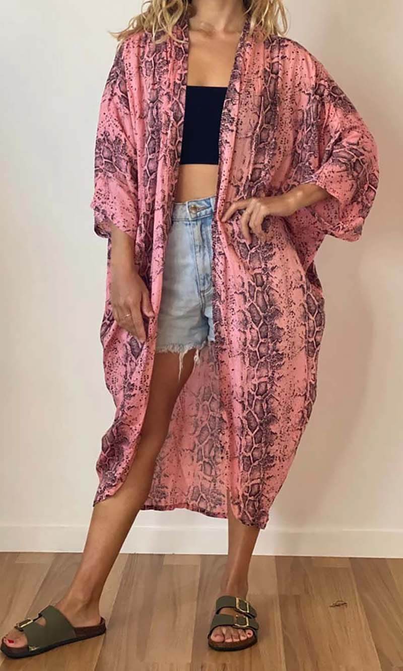 kimono long cape