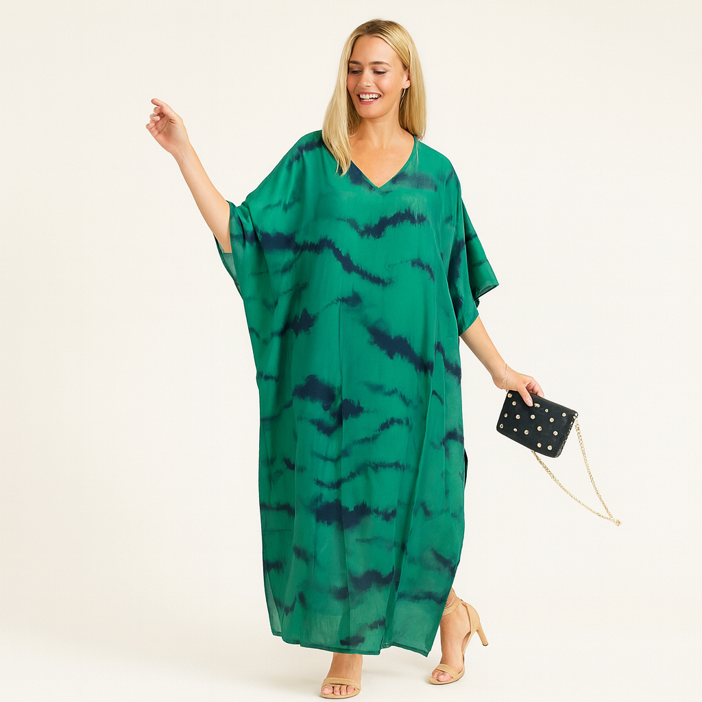 Maya Emerald kaftan dress - Sizes Available AU 14-30