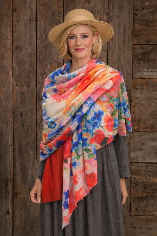 100% Cashmere  Julian Scarf /Wrap