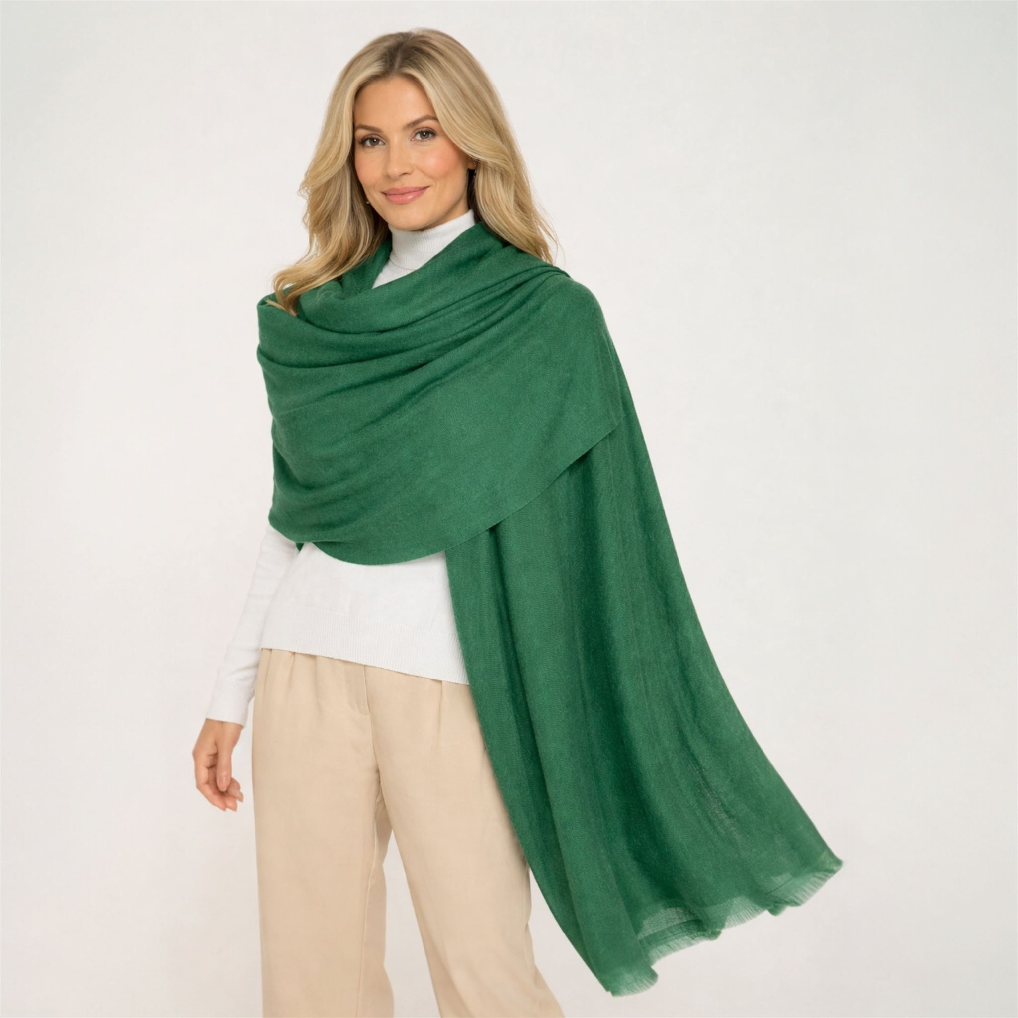 Imperial Julian handwoven pure Cashmere Travel Wrap-More Colours Available