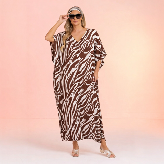 Maya Kaftan Dress One Size Fits All 16 to 26