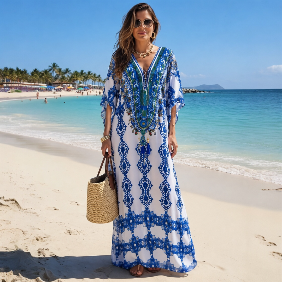 White Coco Bella Kaftan 12-20