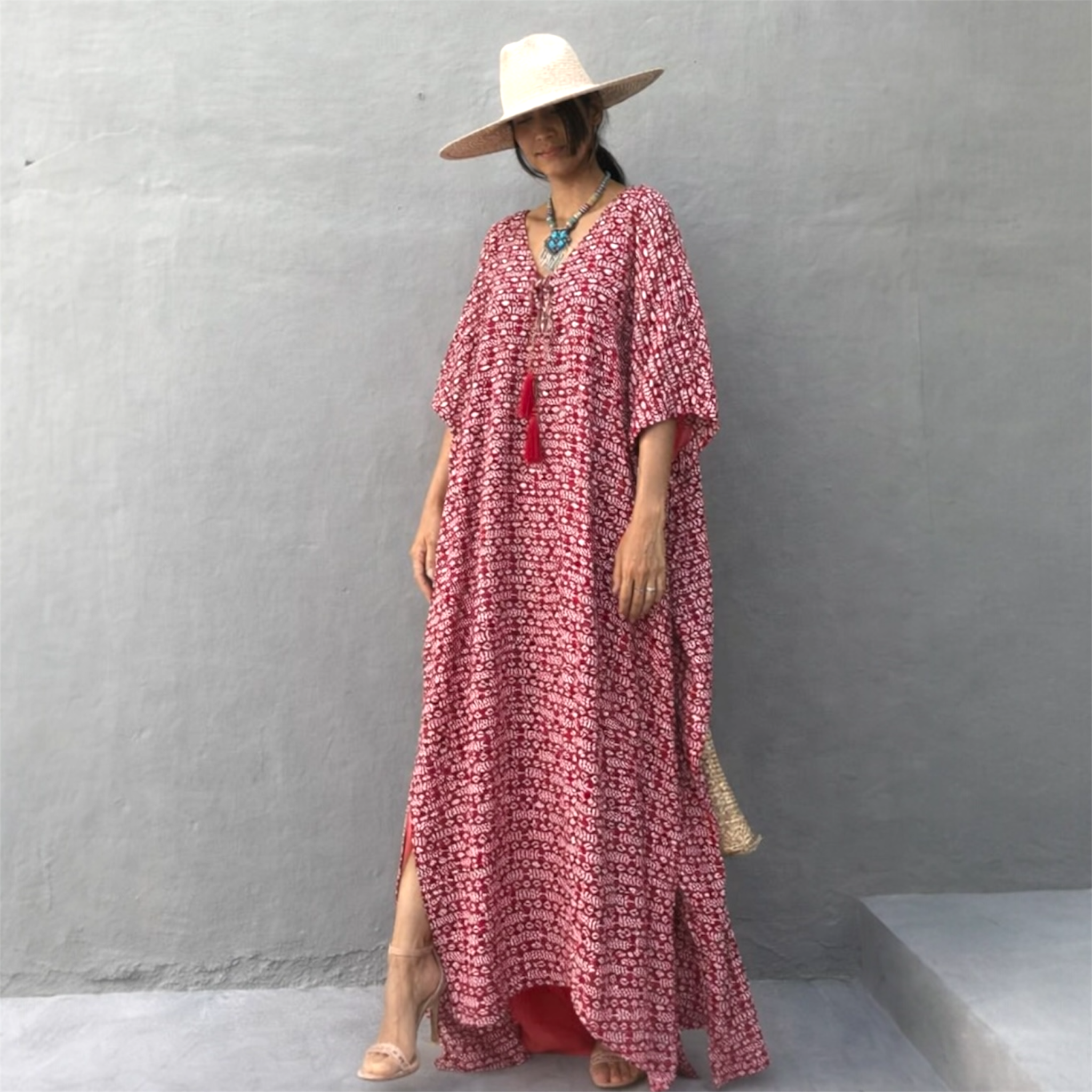 Maya Cotton Rayon Casual kaftan - Sizes Available AU 14-30