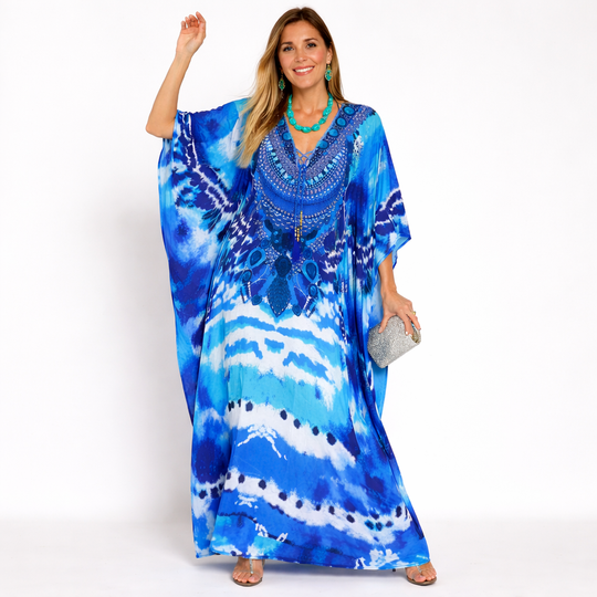 Coco Bella Milano’s Blue kaftan 12-20
