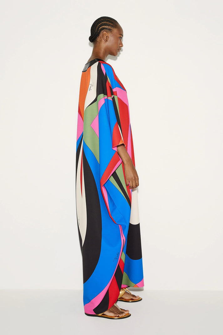 Maya Party Wear Long Kaftan Dress -Free Size