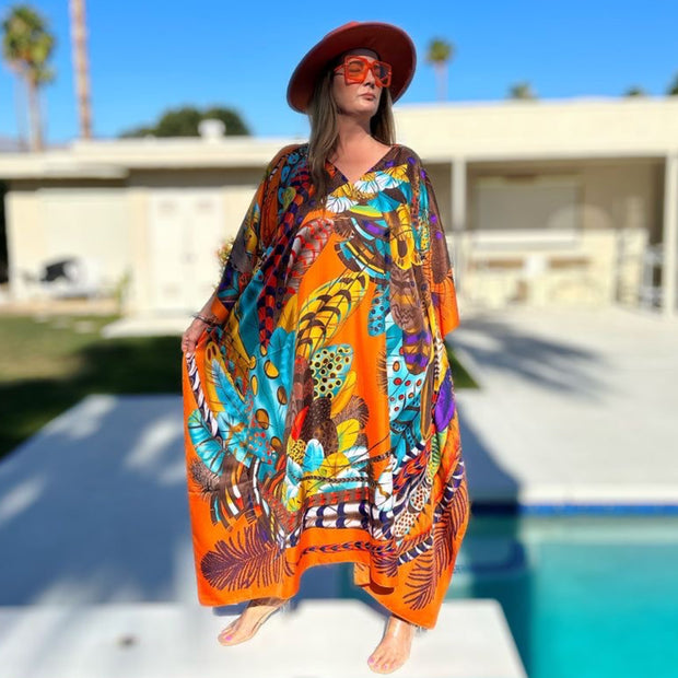 Plus Size Maya Premium Rayon Kaftan OFSA AU 22-28