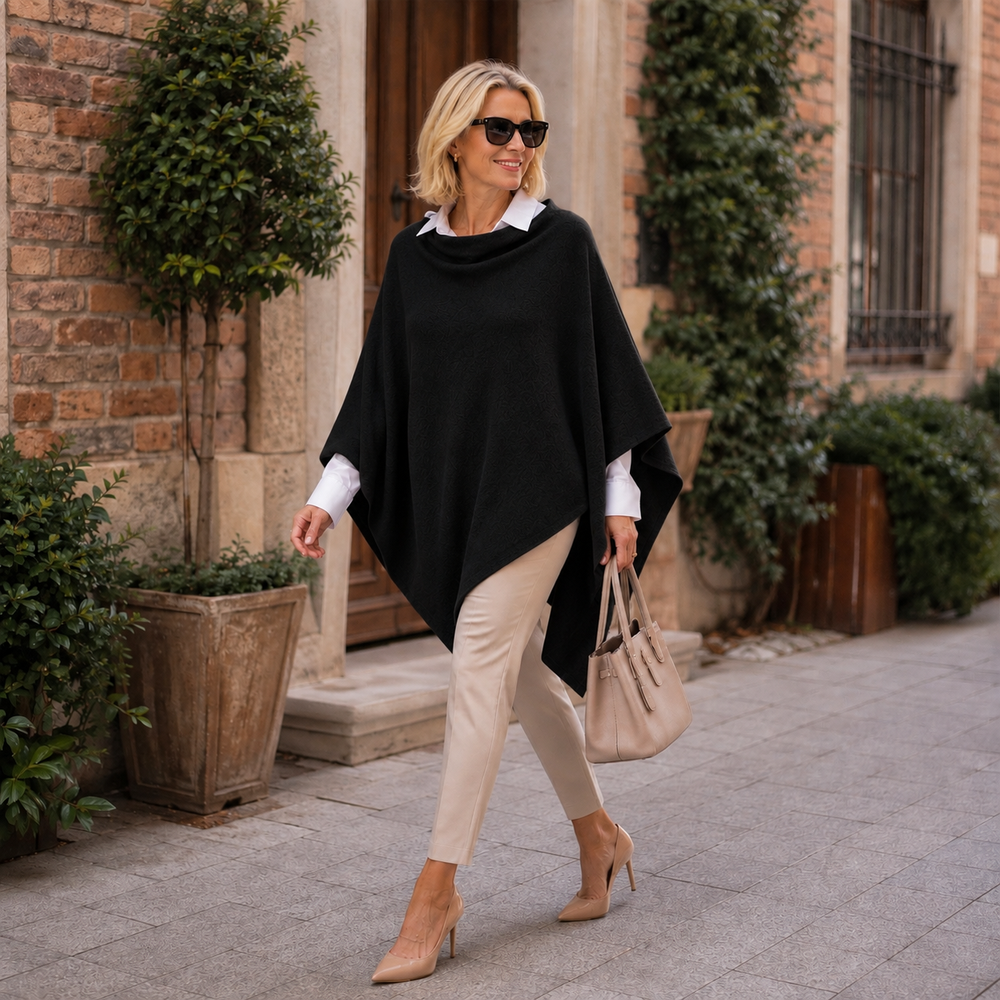 Julian Pure Cashmere Soft & Warm Poncho Size AU 8-18- More colours available
