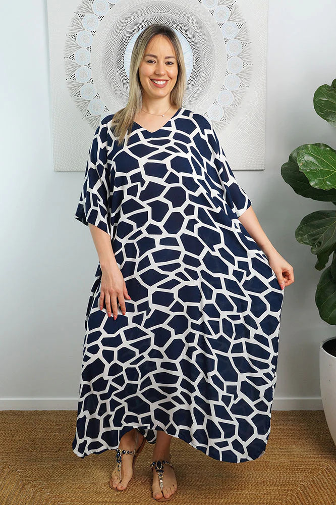 Maya Kaftan one size fits AU 12-26-More colours available
