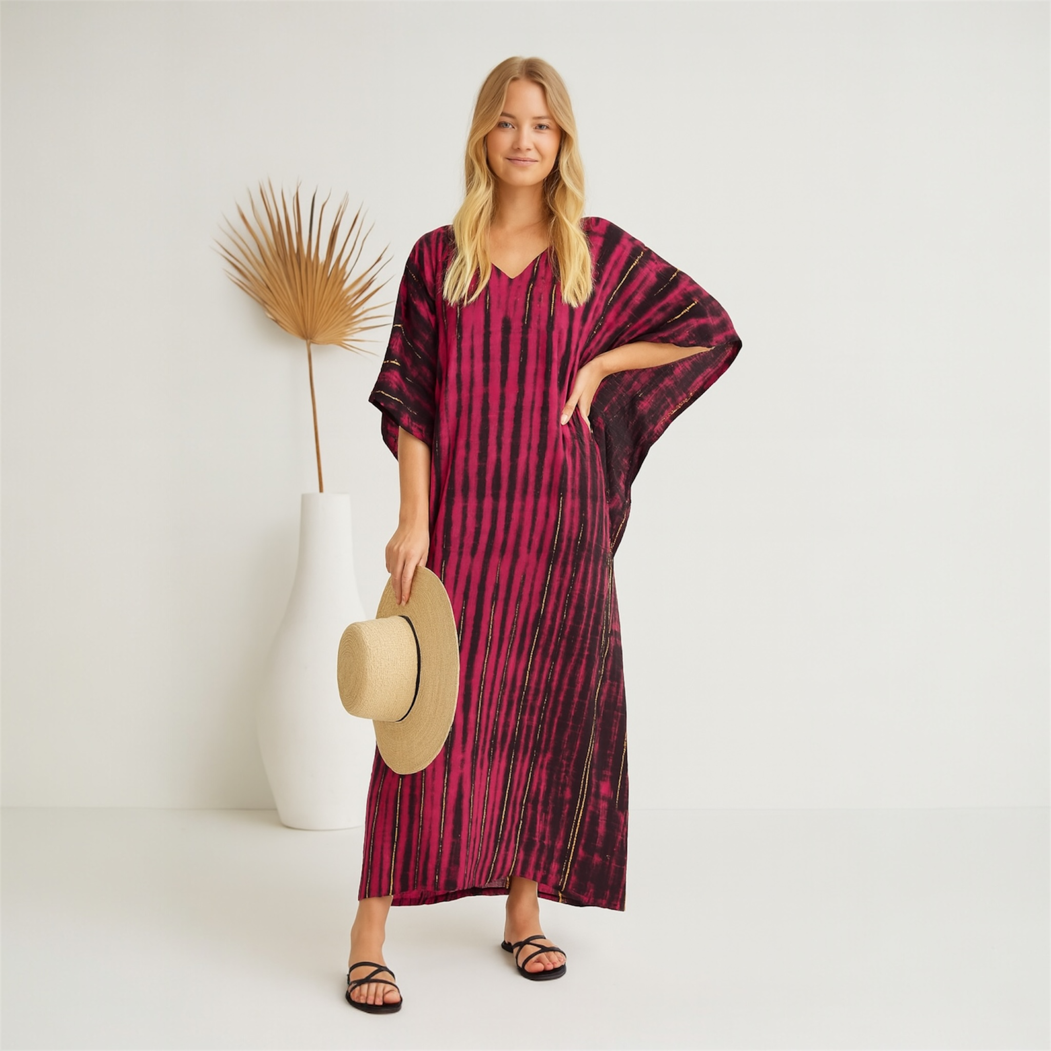 Mia Fuchsia Cotton Kaftan AU 8-16