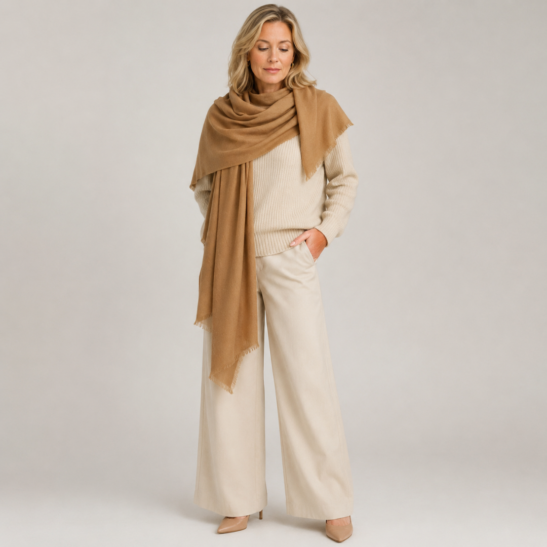 Julian 100% Ultra fine cashmere Maya oversized scarf/ wrap/ shawl-More colours available