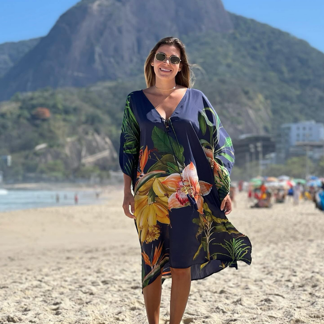 Coco Bella flora Short kaftan  12-20