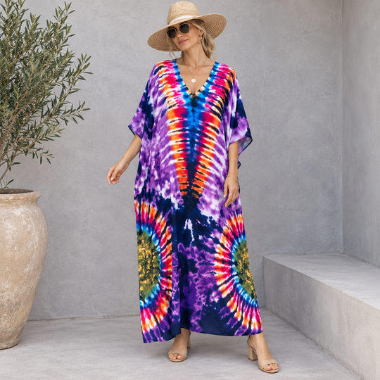Maya Tropical Loose, Casual Kaftan - AU 8-20