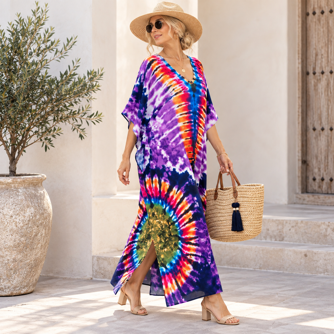 Maya Tropical Loose, Casual Kaftan - AU 8-20