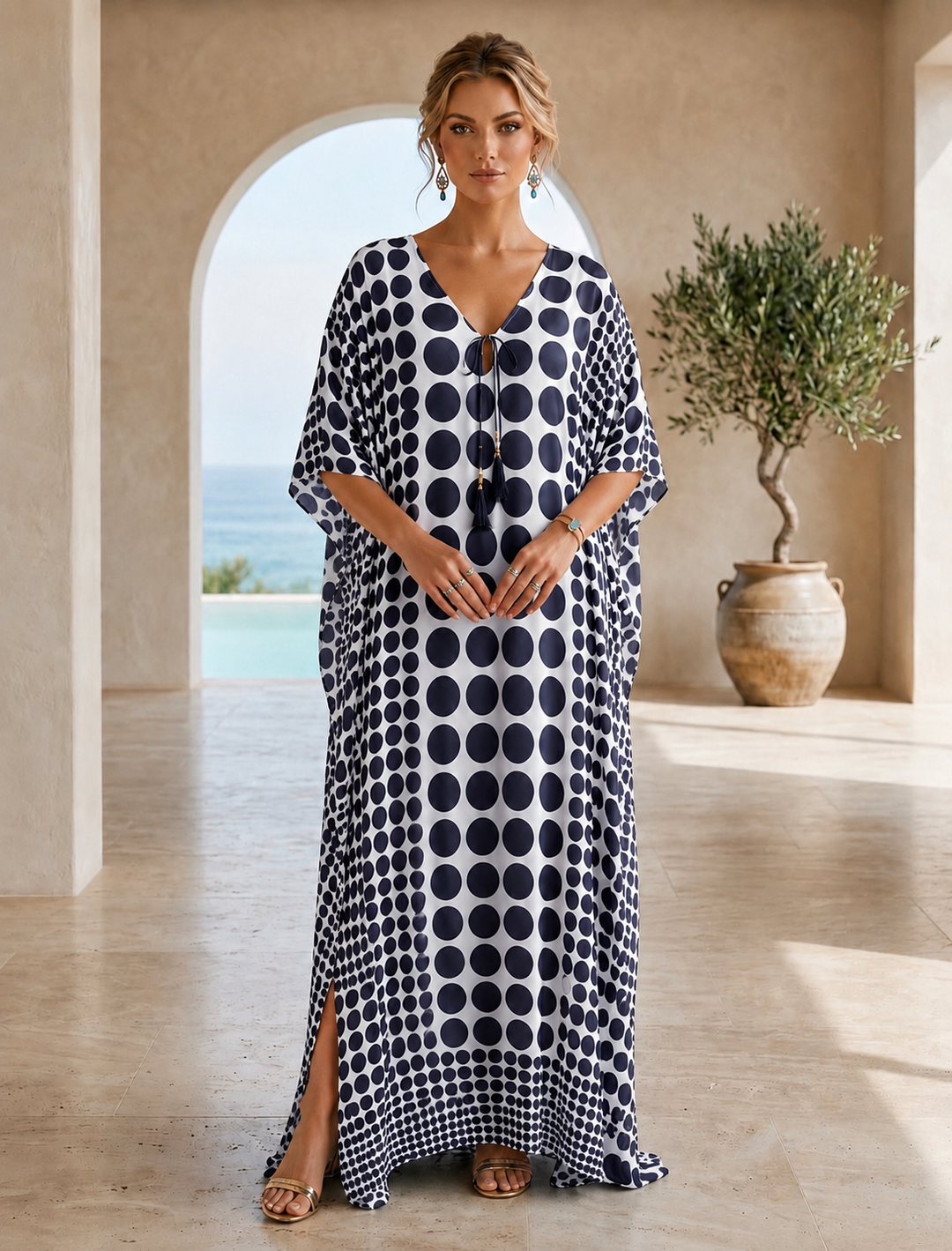 Coco Bella Luxurious Kaftans -                 O/S AU 12-20-More designs available