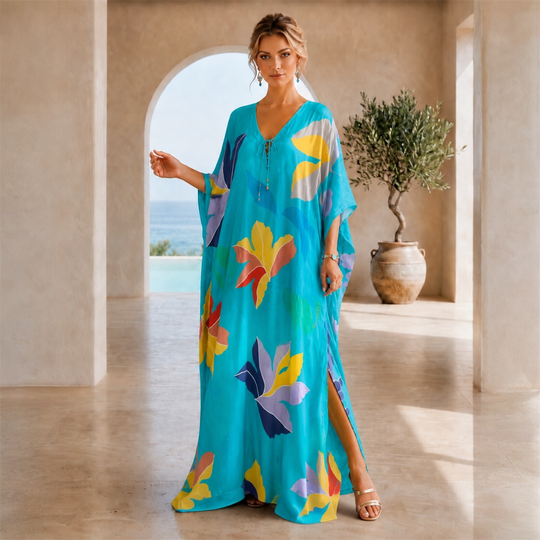 Coco Bella Ocean Petals Luxe kaftan 12-20