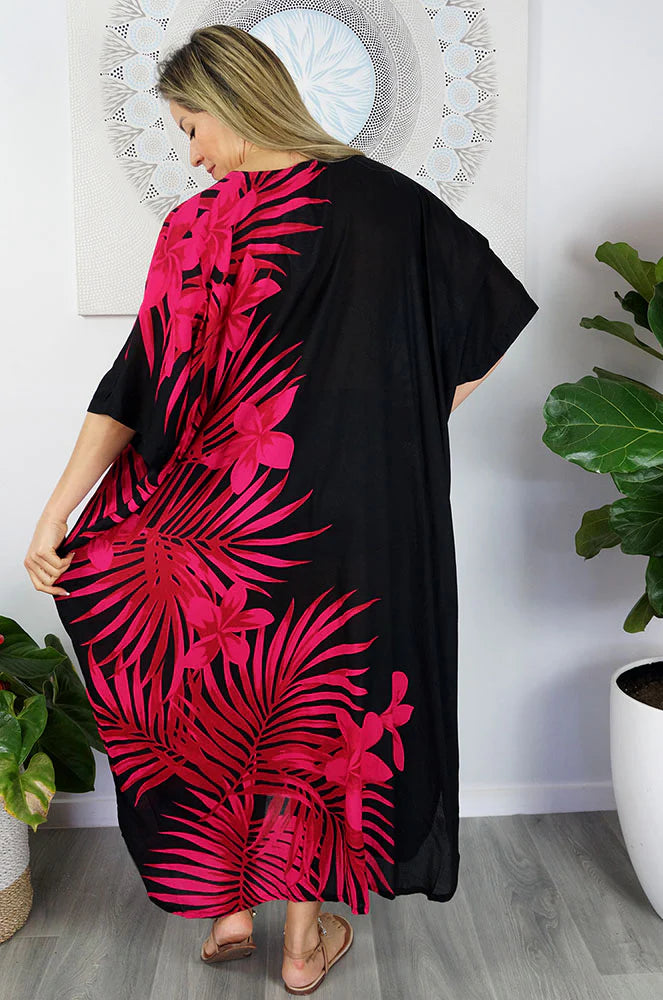 Maya Pink Fondant Long Kaftan