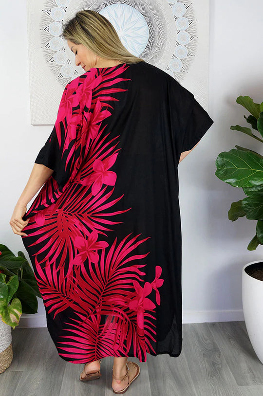 Maya Pink Fondant Long Kaftan