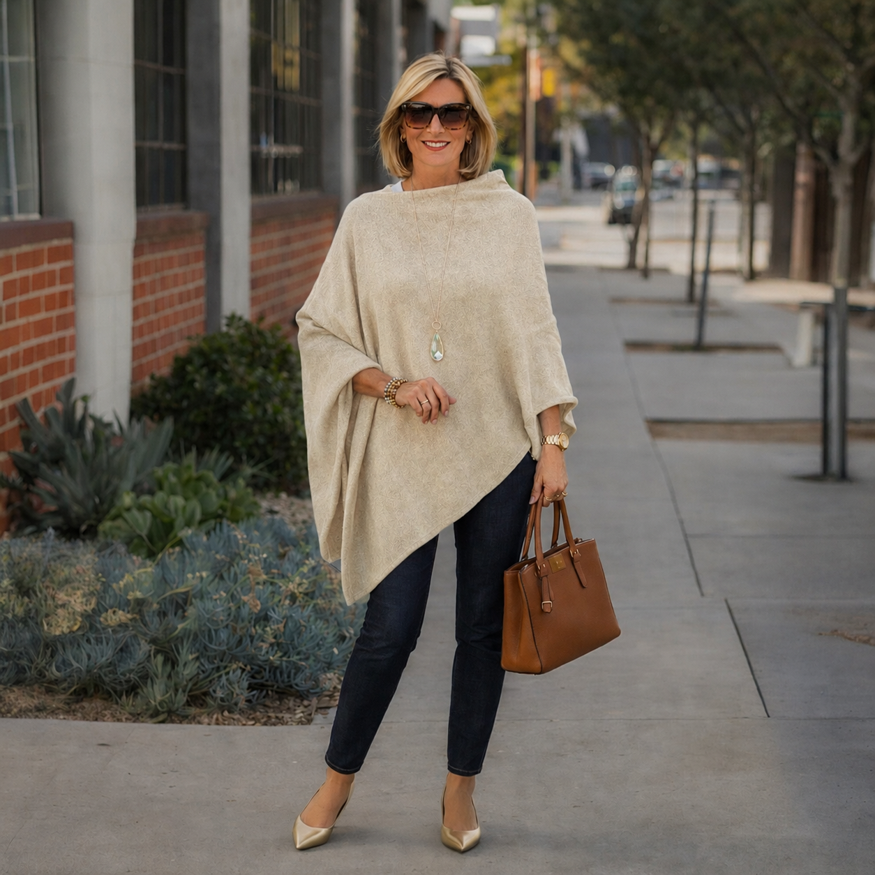 Mklane Julian Maya 100% Cashmere Oversized Poncho-10 colours available