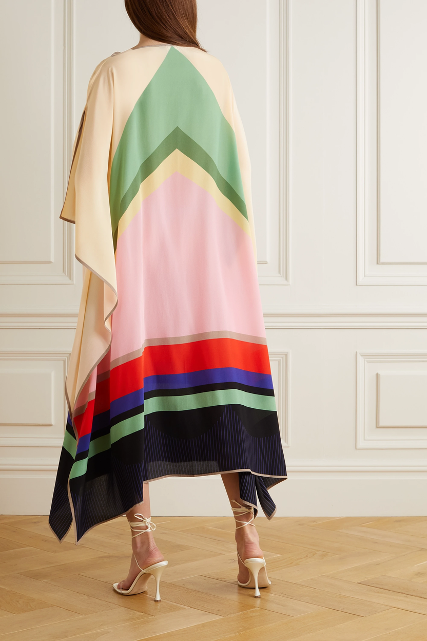 Colour Prism- Lillie MIDI Kaftan Dress