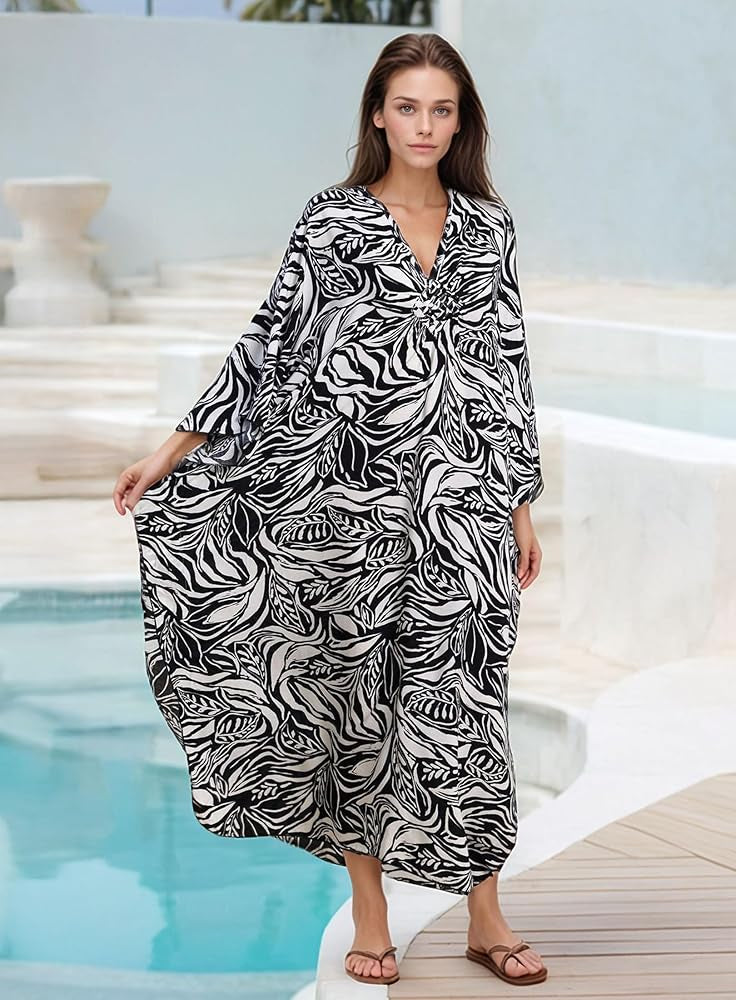 Maya Tropical Loose, Casual Kaftan -  AU 8-20