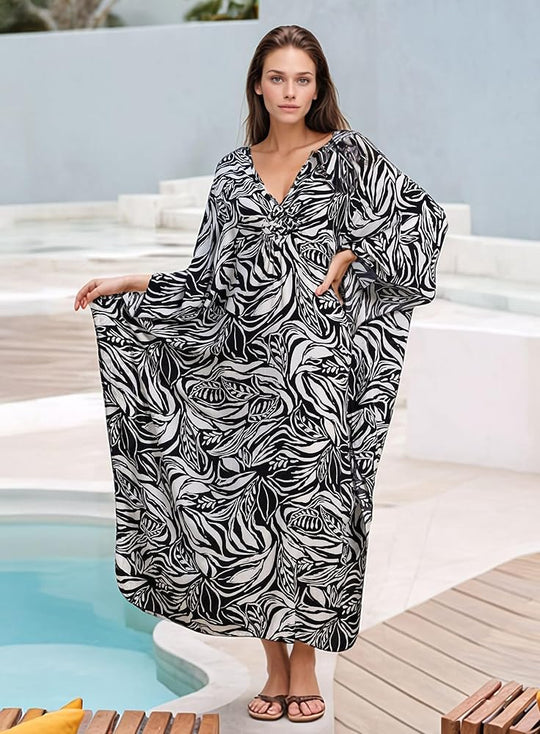 Maya Tropical Loose, Casual Kaftan -  AU 8-20