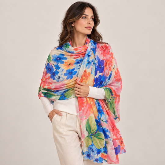 Julian 100% Cashmere Ultra fine Scarf