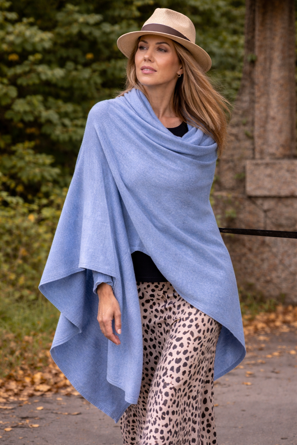 Julian knitted Pure Cashmere Maya scarf/ shawl/ Travel wrap-Colours available-Extra Large