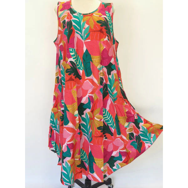 Kyra 100% Cotton Sleeveless Dress O/S AU 8-16