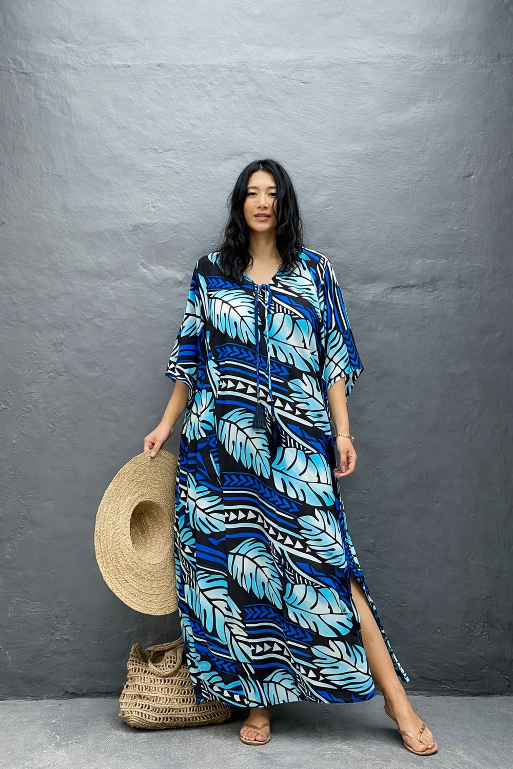 Rayon Maya Kaftan One Size AU 8-14