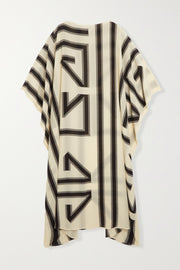 Black and White - Ivory Lillie MIDI Kaftan Dress