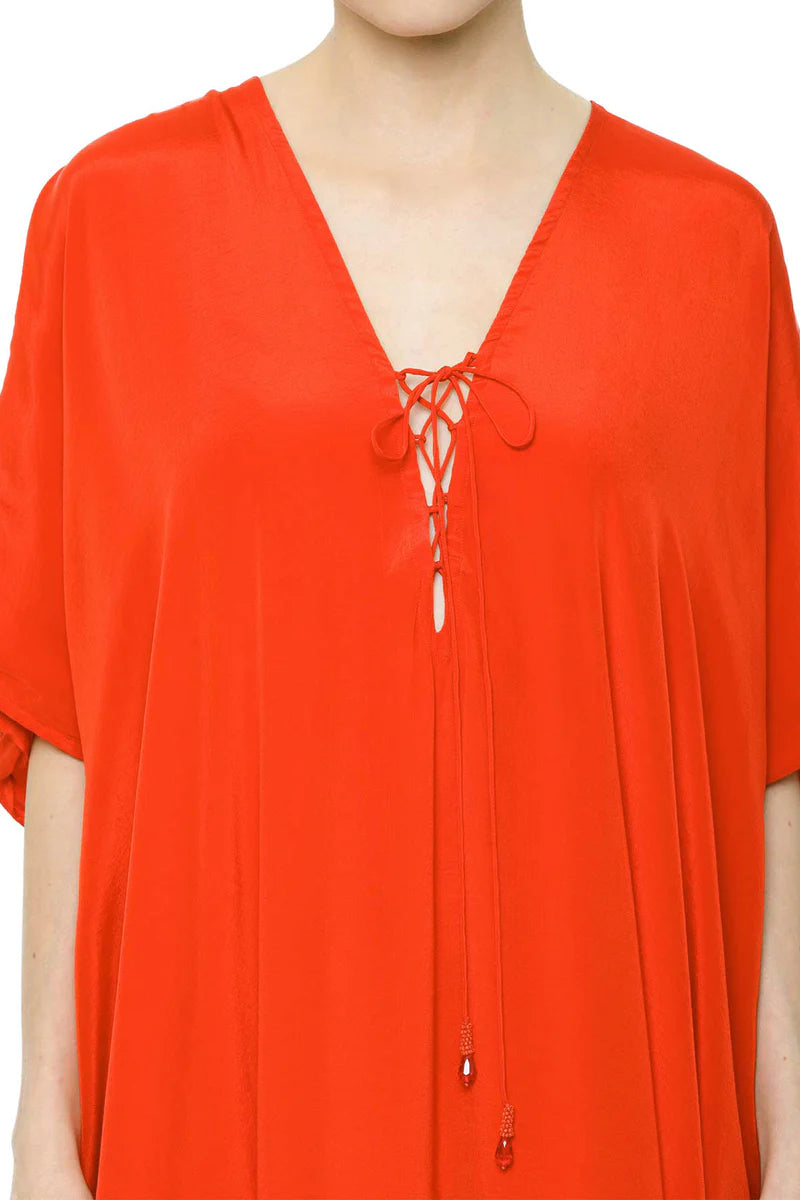 Orange Coco Bella kaftan Bold and Beautiful 12-20