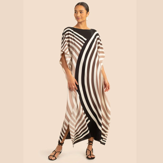 Satin Stunning Style: Mia MIDI Kaftan