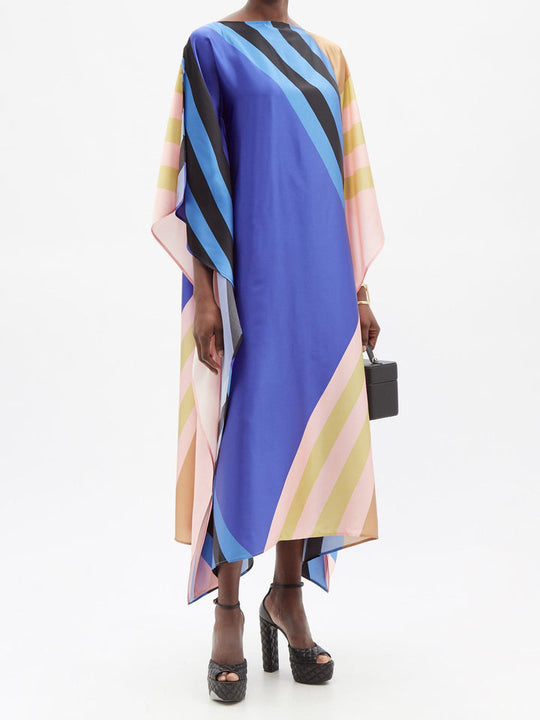 Satin Stunning Style: Lillie MIDI Kaftan