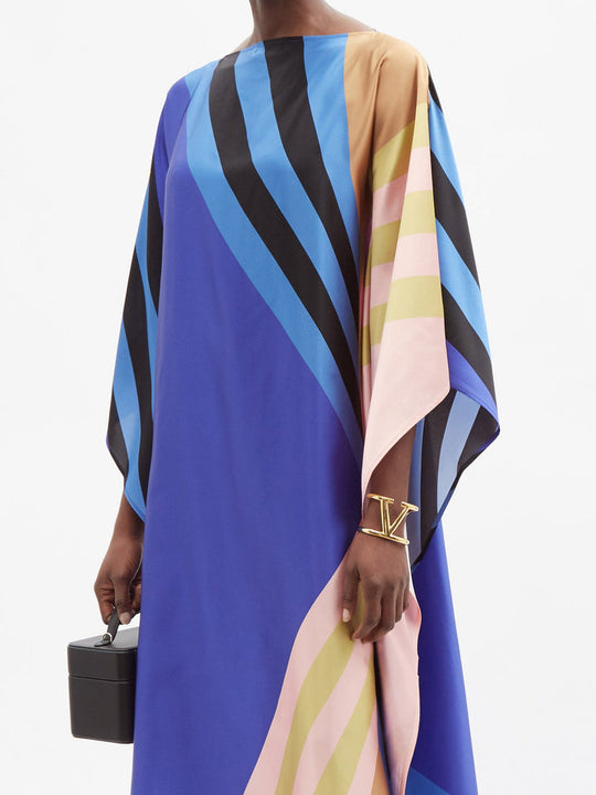 Satin Stunning Style: Lillie MIDI Kaftan