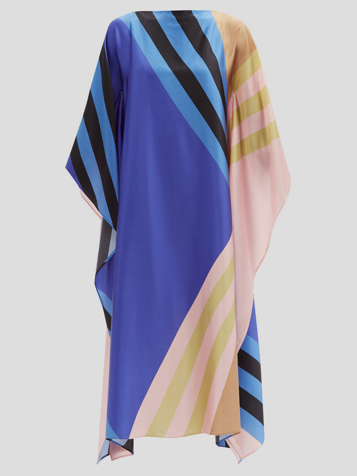 Satin Stunning Style: Lillie MIDI Kaftan