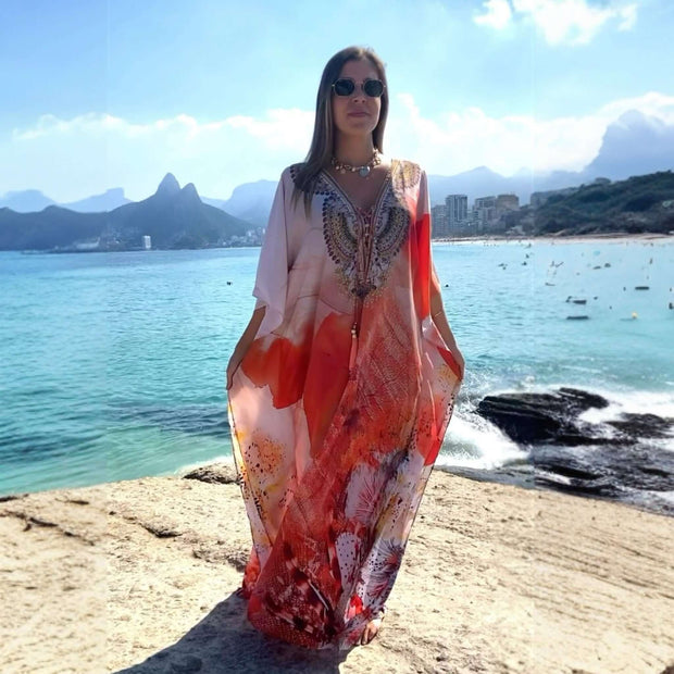 The Peachy Vibes Coco Bella Kaftan 12-20