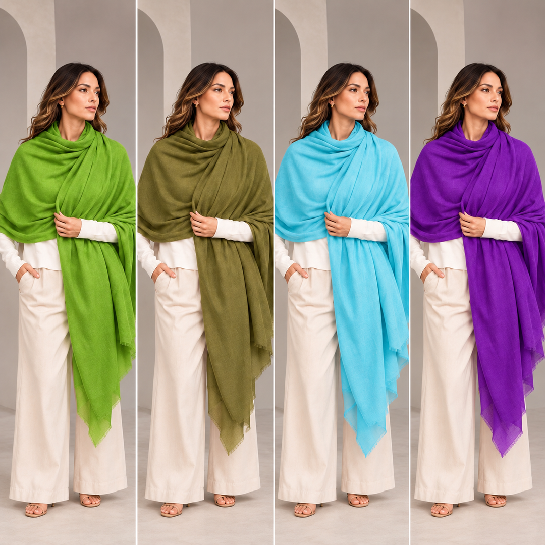 Julian 100% Ultra fine cashmere Maya oversized scarf/ wrap/ shawl-More colours available