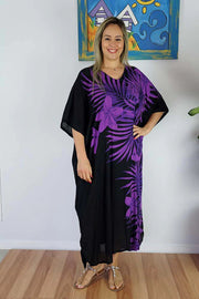 Purple fern Maya Kaftan OSFA 14-26