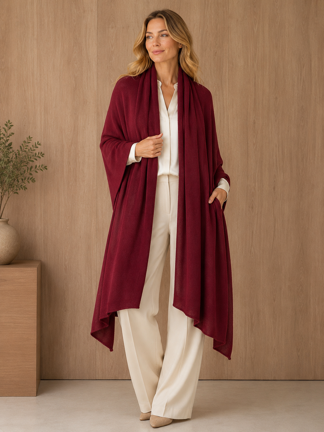 Julian Single Ply Cashmere Wrap-More Colours Available