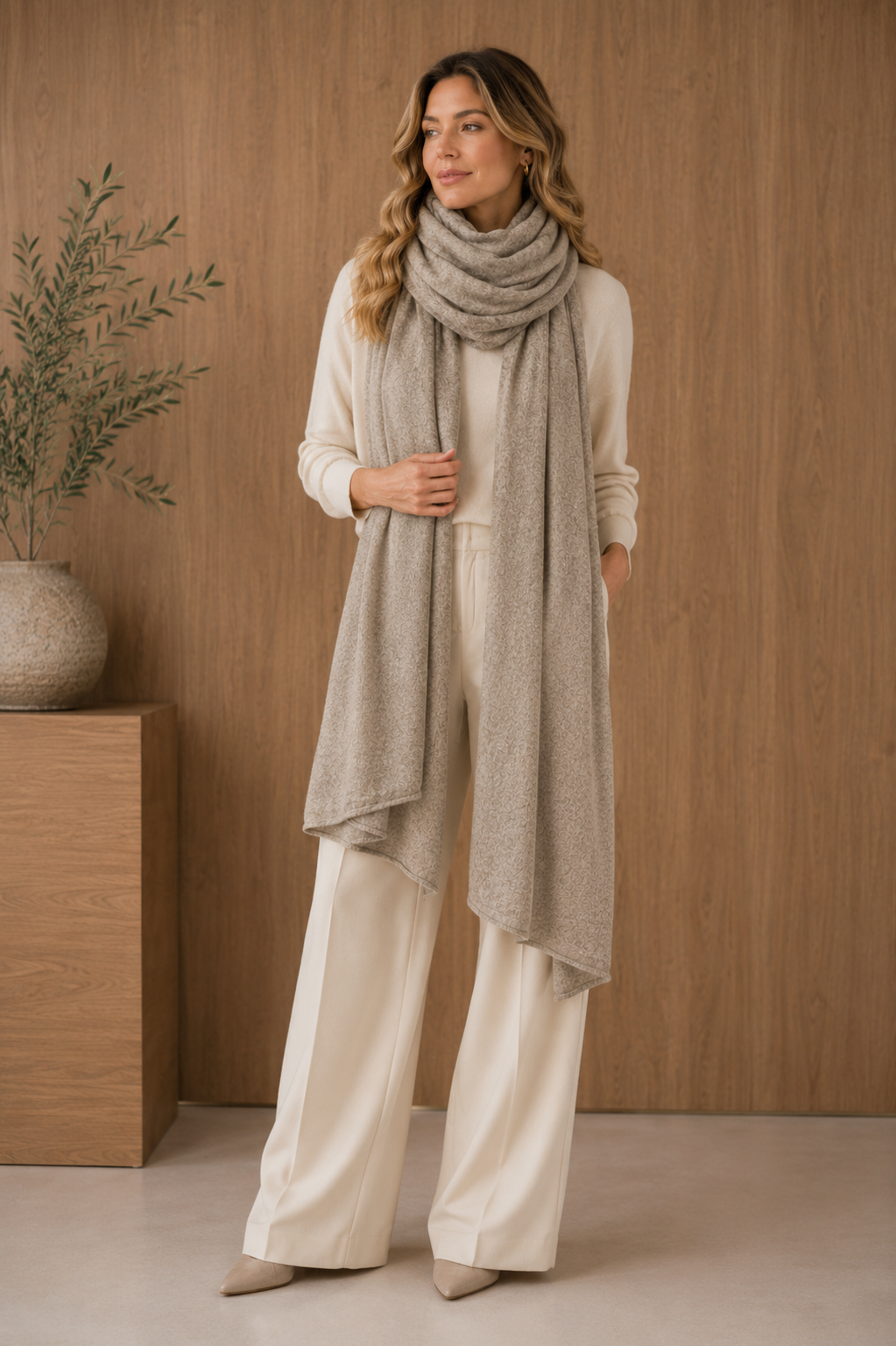 Julian Single Ply Cashmere Wrap-More Colours Available