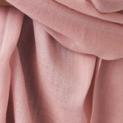 Blush Pink Julian Quartz 100% cashmere oversized scarf/ wrap/ shawl