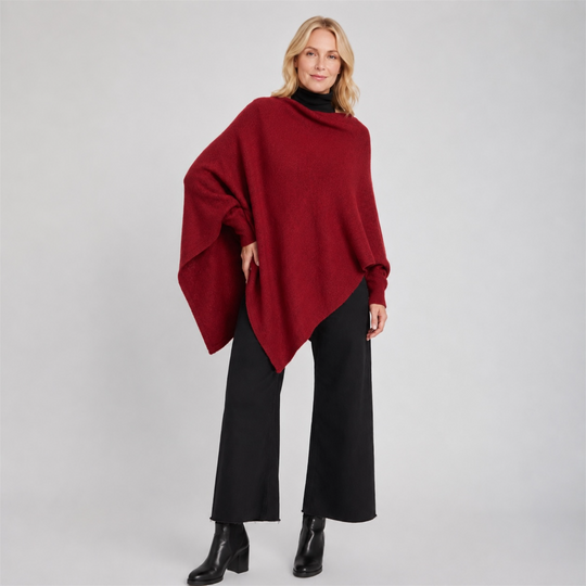 Julian Pure Cashmere Soft & Warm Poncho Size AU 8-18- More colours available