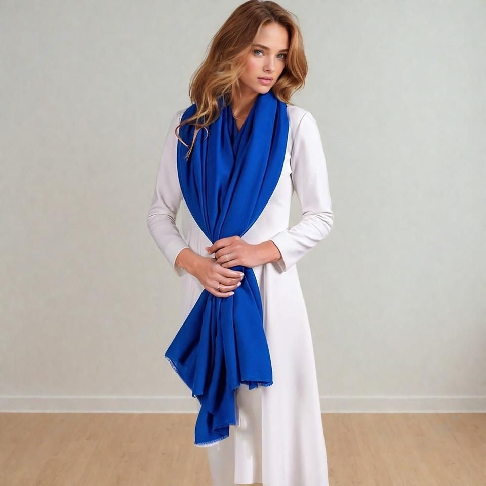 Julian Quartz 100% Pashmina cashmere Maya oversized scarf/ wrap/ shawl-More colours available