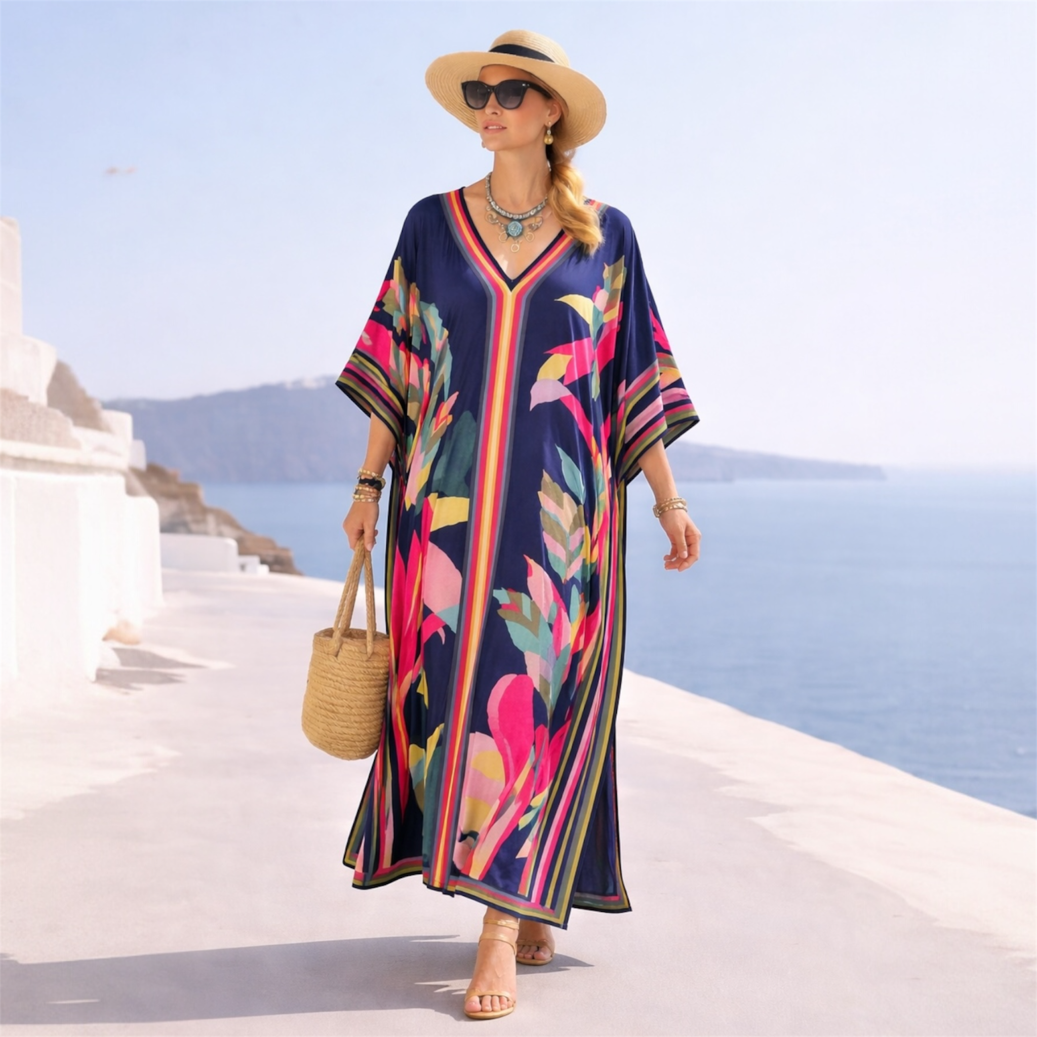 Maya Vezla  Kaftan Dress. Sizes Available AU 16-26