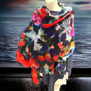 Wearable art 100% Cashmere Julian Scarf /Wrap