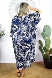 Blue Fern Rayon Maya Kaftan OSFA - AU 10-26