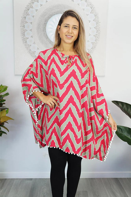 Pom Pom Maya Top Tunic KaftanOSFA 14-26