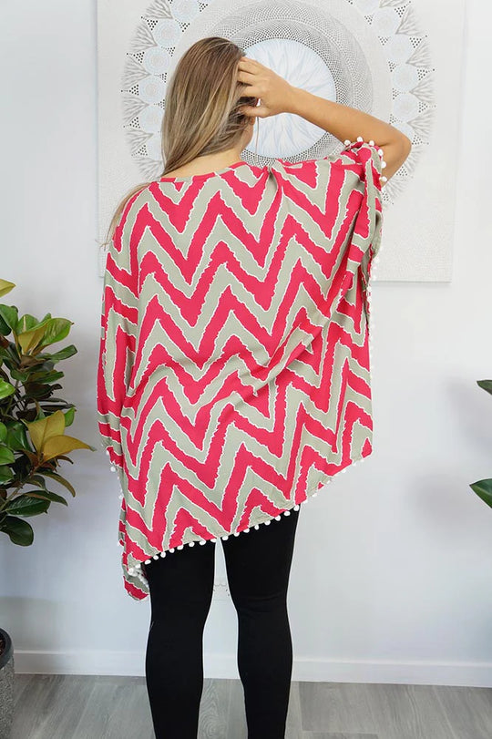 Pom Pom Maya Top Tunic KaftanOSFA 14-26
