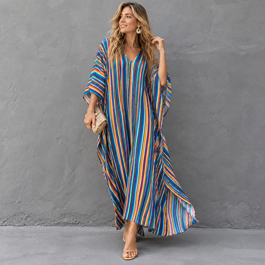 Maya Bohemian Amafli  Premium Rayon kaftan - Sizes Available AU 14-32